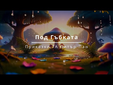 Видео: Приказки за Деца: Как Се Събраха Всички Под Гъбката? 🌧️🍄 Под Гъбката