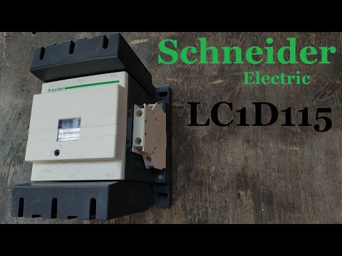 Видео: Контактор Schneider lc1d115