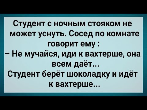 Видео: Как Студент с Эрекцией к Вахтерше Ходил! Сборник Свежих анекдотов! Юмор!