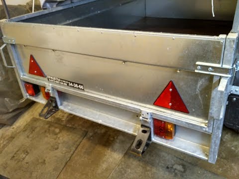 Видео: крышка прицепа, капот