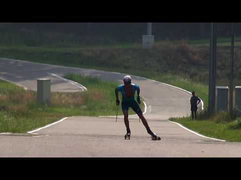 Видео: Олимпийский чемпион Александр Легков. Раубичи. 2015г.