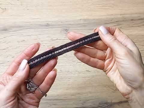 Видео: Браслет на станке из бисера.