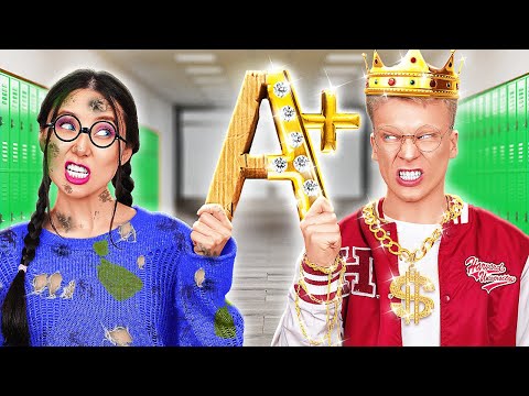 Видео: ОДИН ДЕНЬ ИЗ ЖИЗНИ | Богатый ученик и бедный! Невероятная школьная схватка от 123GO! SCHOOL