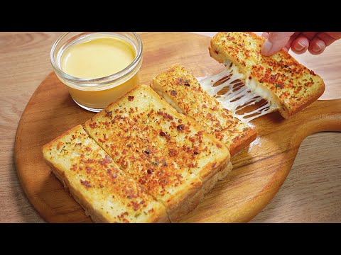 Видео: Сырно-чесночные хлебцы и сырный соус