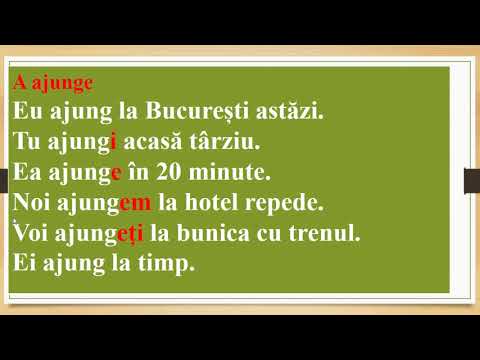 Видео: Румынский для присяги  Рубрика 3 глагола Выпуск 2