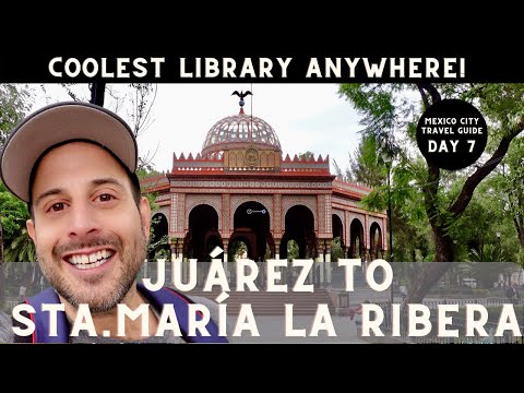 Видео: ХУАРЕС В САНТА-МАРИЯ-ЛА-РИБЕРА, Мехико!: (Путеводитель по Мехико: день 7)