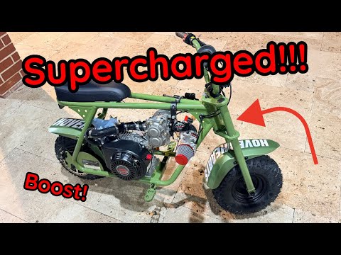 Видео: Я заправил самый дешёвый мини-байк! — Установка нагнетателя на мини-байк Hover Hearts P1