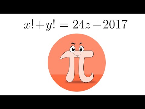 Видео: Диофант с факториалами из ОММО