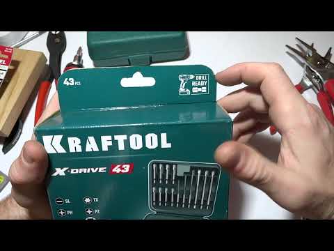 Видео: Реверсивная отвертка Kraftool X-DRIVE