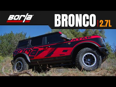 Видео: Выхлопная система Borla для Ford Bronco 2.7L EcoBoost 2021+