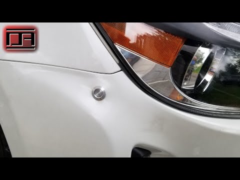 Видео: Устранение зазора переднего бампера с помощью кнопочных защелок Quick/Quik-Latch (QL-25-S10) (Sci...