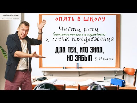 Видео: Опять в школу. Быстро повторить русский язык