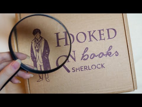 Видео: АСМР 📦✨ Распаковка коробки - Шерлок 📰🔍 [Hooked on books]