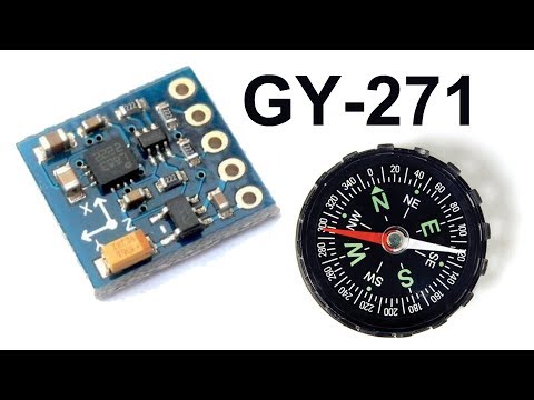 Видео: GY-271. Цифровой магнитометр и Ардуино. Делаем компас