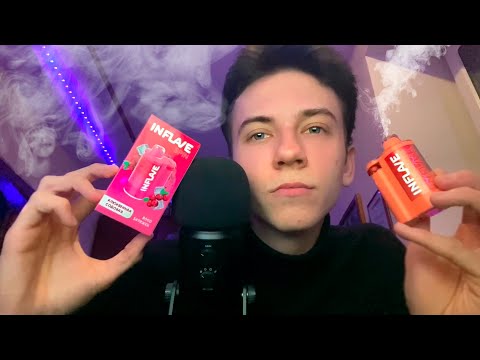 Видео: АСМР ВЕЙП INFLAVE SPIN / ASMR ОДНОРАЗКА ПАРОВАЯ ТЕРАПИЯ