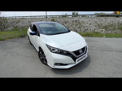 Видео: Nissan Leaf ZE1 с самой большой батарейкой 62кВт🔋и топ версией🔥 #авто #видео #автоизяпонии