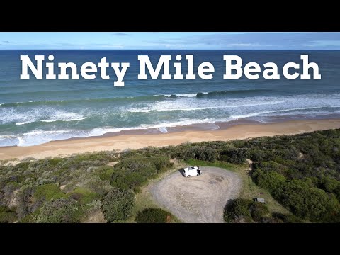 Видео: Бесплатный кемпинг на самом длинном пляже Австралии