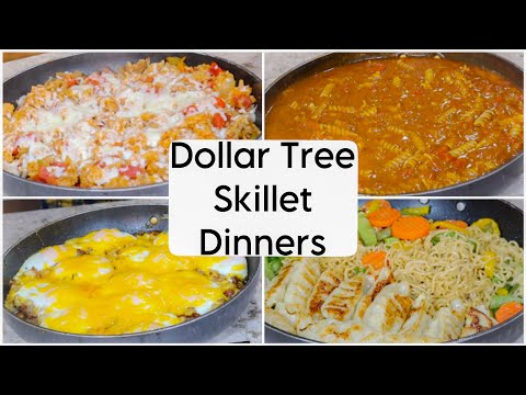 Видео: 4 простых ужина на сковороде | Dollar Tree Dinners