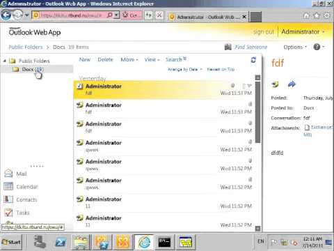 Видео: FAQ: Exchange Server 2010 Часть 3