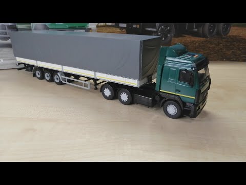 Видео: Обзор модели Маз-6430 с п/п-9758, масштаб 1:43, AVD-models.