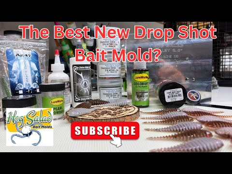 Видео: Лучшая новая форма для приманки Drop Shot? Hog Salad Bait Molds 2 8" Gilley #bardownbaits #hogsal...