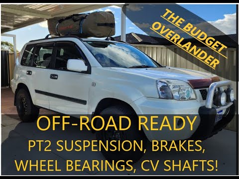 Видео: T30 XTRAIL УСТАНОВКА ЛИФТ-КОМПЛЕКТА, ШИН, ТОРМОЗОВ И КОЛЕСНЫХ ПОДШИПНИКОВ