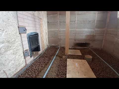 Видео: Пол в комнате отдыха бани. Начало.