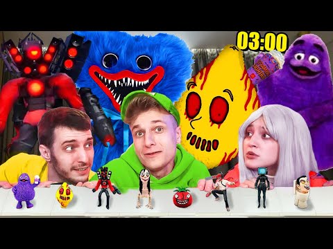Видео: Никогда не лепи ВСЕХ МОНСТРОВ в 3:00 часа ночи!!