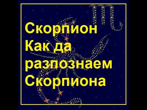 Видео: Зодия СКОРПИОН  ♏ Как да разпознаем Скорпиона български Линда Гудман