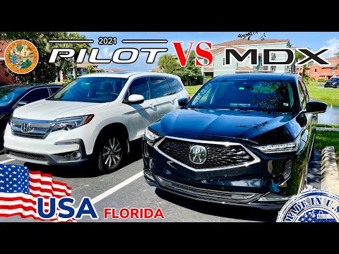 Видео: США Сравнение Honda Pilot и Acura MDX обзор от собственника