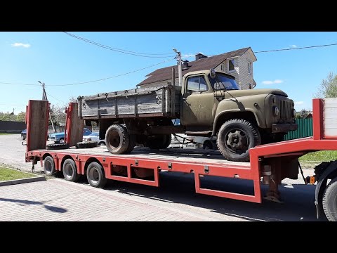 Видео: ГАЗ 52 Покупка, перевозка. Ретроном. Сделано в СССР.