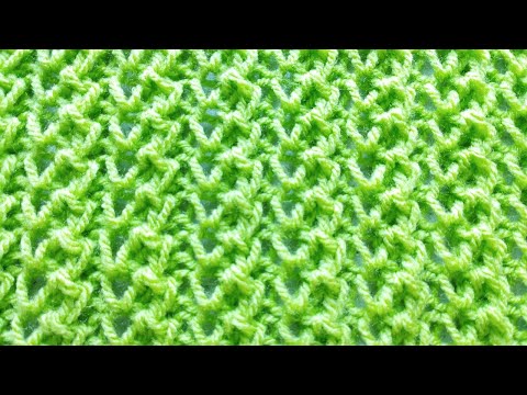 Видео: УЗОР В ОДНОМ ЛИЦЕВОМ РЯДУ Поворотными рядами и по кругу