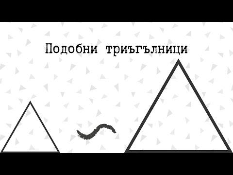 Видео: НВО 10 клас - Подобни триъгълници