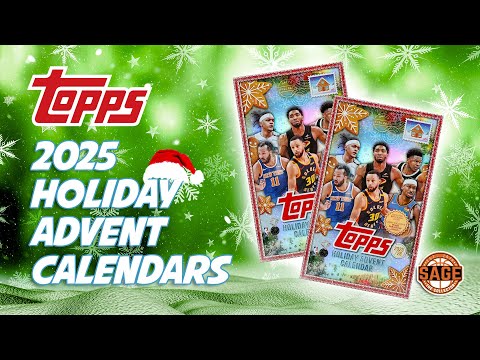 Видео: Баскетбольные праздничные адвент-календари Topps 2025-26 🔥 Порвать или пропустить?