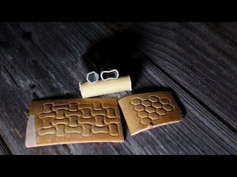 Видео: №19  Штамп имитация плетения и пчелиные соты.