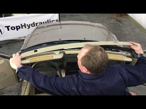 Видео: Mercedes R129 SL-класса — Глава 2 — Замена передних цилиндров замка и переднего распределителя за...