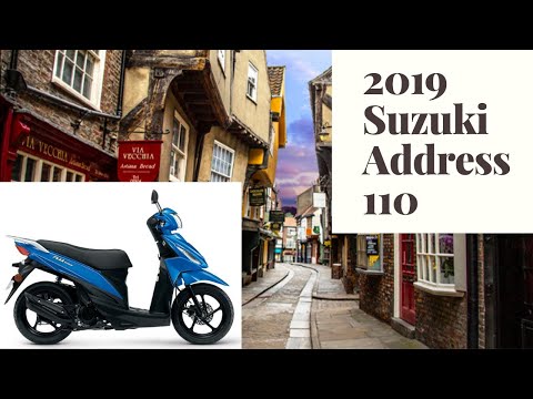 Видео: Тест райд и обзор минискутера Suzuki Address 110