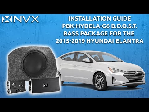 Видео: Добавление сабвуфера в Hyundai Elantra 2015–2019 годов выпуска — обзор установки пакета NVX BOOST...