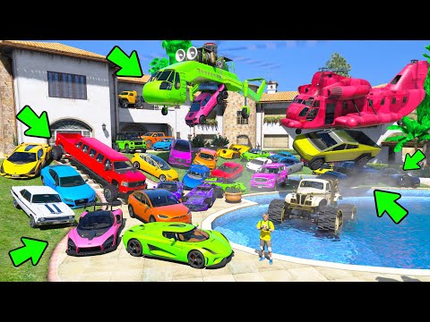 Видео: БИТВА ВОРОВ В GTA 5 ONLINE! УГНАЛ 35 НОВЫХ ЧИТ ТАЧЕК У МАЖОРА ЗА 180 СЕКУНД В ГТА 5!