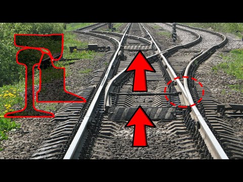 Видео: Самые слабые места стрелочного перевода — остряки