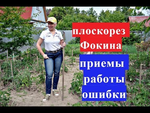 Видео: Плоскорез Фокина. Приемы работы и ошибки. Самый любимый садовый инструмент.