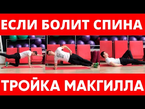 Видео: Если болит спина. Тройка Макгилла.