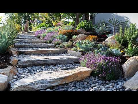 Видео: 15 потрясающих идей ландшафтного дизайна с использованием камня, которые преобразят ваш сад!