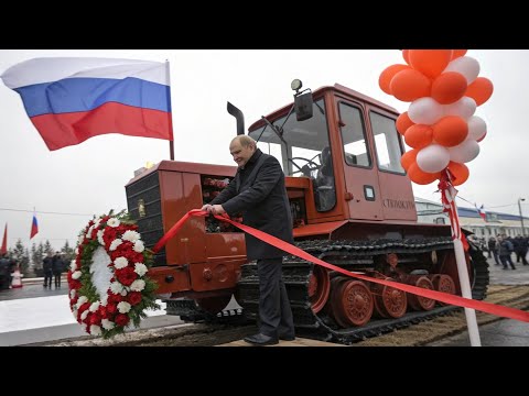 Видео: ДТ-75 (2025): Легенда Возвращается! Новый Красный Гусеничный Трактор 🚜🔥