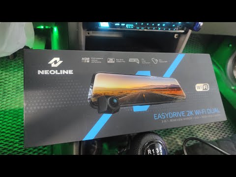 Видео: Видеорегистратор - зеркало Neoline easydrive 2k wi-fi dual