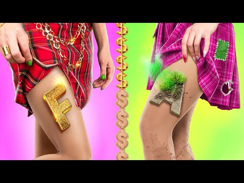 Видео: Богатая двоечница и бедная отличница!