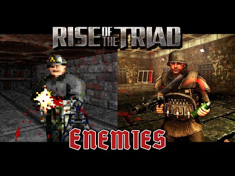 Видео: Все враги в Rise of the Triad (1994 - 2013)