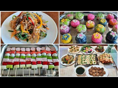 Видео: ТОП  САМЫХ ПОПУЛЯРНЫХ ПРАЗДНИЧНЫХ БЛЮД  НА ЧУСОК И НОВЫЙ ГОД  (СОЛЛАЛЬ)명절 음식  추석 특집