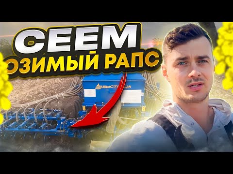 Видео: Сеем рапс. Быстрица в работе