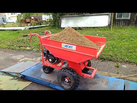 Видео: ПОЛТОННЫ В РУКАХ!!! Минидумпер "АГАТ"